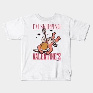 Skipping Valentine's Day Dead Cupid Kids T-Shirt